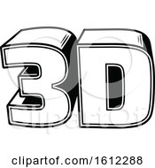 Clipart Of A Cinema Movie 3d Design Royalty Free Vector Illustration