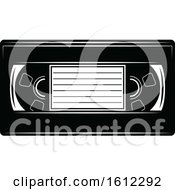 Clipart Of A Cinema Movie Vhs Tape Royalty Free Vector Illustration by Vector Tradition SM
