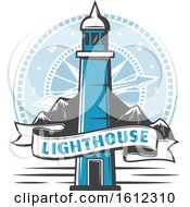 Clipart Of A Lighthouse Royalty Free Vector Illustration by Vector Tradition SM