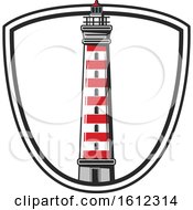 Clipart Of A Lighthouse Royalty Free Vector Illustration