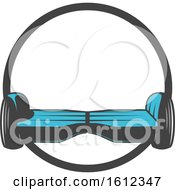 Clipart Of A Body Gravity Board Royalty Free Vector Illustration
