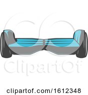 Clipart Of A Body Gravity Board Royalty Free Vector Illustration