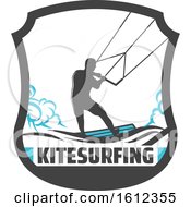 Poster, Art Print Of Kitesurfer