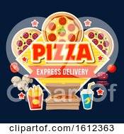 Poster, Art Print Of Pizza Express Delivery Design