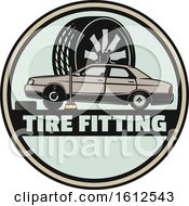 Poster, Art Print Of Car Tire Fitting Automotive Design