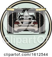 Clipart Of A Car Wash Automotive Design Royalty Free Vector Illustration