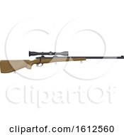 Poster, Art Print Of Hunting Rifle With A Scope