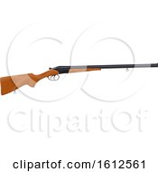 Clipart Of A Hunting Rifle Royalty Free Vector Illustration