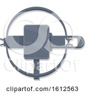 Clipart Of A Hunting Trap Royalty Free Vector Illustration