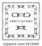Poster, Art Print Of Chain Links Graphic Design Set