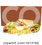 Clipart Of Mexican Foods Royalty Free Vector Illustration
