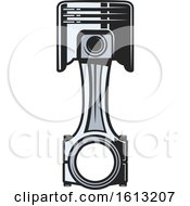 Clipart Of A Piston Automotive Design Royalty Free Vector Illustration