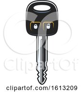 Clipart Of A Car Key Automotive Design Royalty Free Vector Illustration by Vector Tradition SM