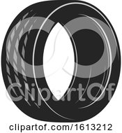 Clipart Of A Tire Automotive Design Royalty Free Vector Illustration