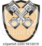 Clipart Of A Piston Automotive Design Royalty Free Vector Illustration
