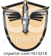 Clipart Of A Spark Plug Automotive Design Royalty Free Vector Illustration by Vector Tradition SM