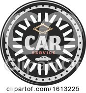 Clipart Of A Car Service Automotive Design Royalty Free Vector Illustration