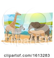 Poster, Art Print Of Safari Animals