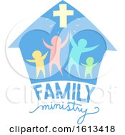 Poster, Art Print Of Family Ministry Lettering Illustration