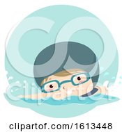 Clipart Boy Swimming