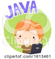 Poster, Art Print Of Kid Boy Java Illustration