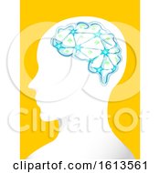Poster, Art Print Of Man Psychedelic Mushroom Brain Connectivity