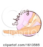 Legs Shaving Illustration