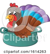 Poster, Art Print Of Turkey Bird In A Pot