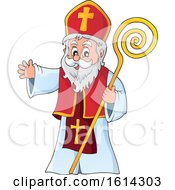 Poster, Art Print Of Saint Nicholas Waving