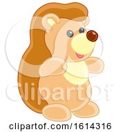 Clipart Of A Hedgehog Kids Toy Royalty Free Vector Illustration