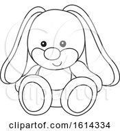 Poster, Art Print Of Lineart Bunny Rabbit Toy