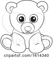 Poster, Art Print Of Lineart Teddy Bear Toy