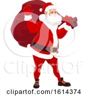 Poster, Art Print Of Santa Waving