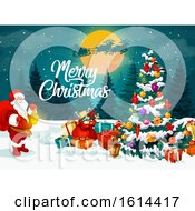 Poster, Art Print Of Merry Christmas Greeting