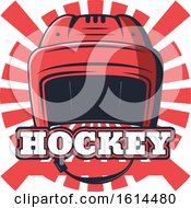Clipart Of A Hockey Design Royalty Free Vector Illustration
