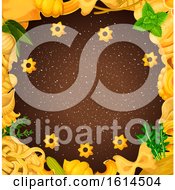 Clipart Of A Pasta Border Royalty Free Vector Illustration