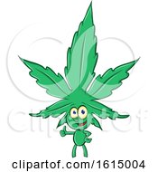 Cannabis Marijuana Pot Leaf Mascot