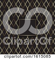 Abstract Background With A Gold Pattern Design