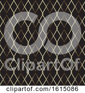 Poster, Art Print Of Abstract Background With A Gold Pattern Design