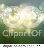 Poster, Art Print Of Green Bokeh Lights Background