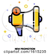 Poster, Art Print Of Icon Of Megaphone For New Promotion Concept