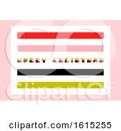 Minimalistic Merry Christmas Greeting Card With Retro Style Lettering And Abstract Multicolor Blocks