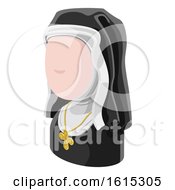 Poster, Art Print Of Nun Woman Avatar People Icon