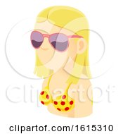 Poster, Art Print Of Tourist Woman Avatar People Icon