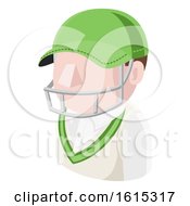 Poster, Art Print Of Cricket Man Avatar People Icon