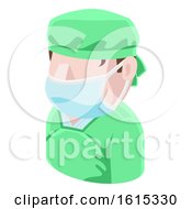 Surgeon Doctor Man Avatar People Icon