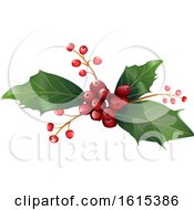 Poster, Art Print Of Sprig Of Christmas Holly