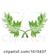 Olive Branch Wreath by AtStockIllustration