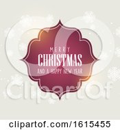 Christmas Background With Decorative Text