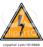 Clipart Of A Bolt Of Electricity Royalty Free Vector Illustration by Vector Tradition SM